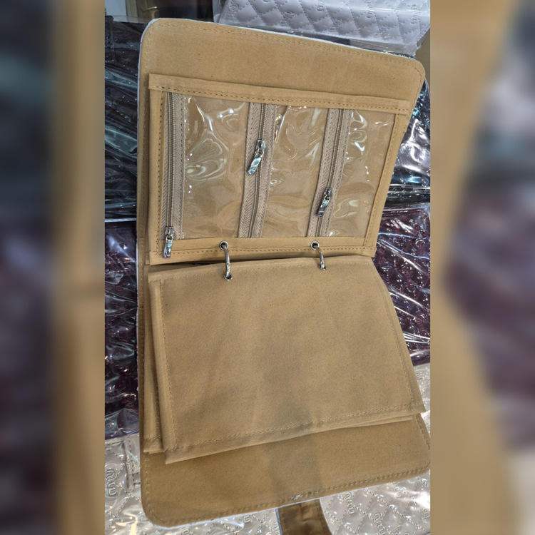 نظم دهنده جواهرات کلاسوری چرم وارداتی